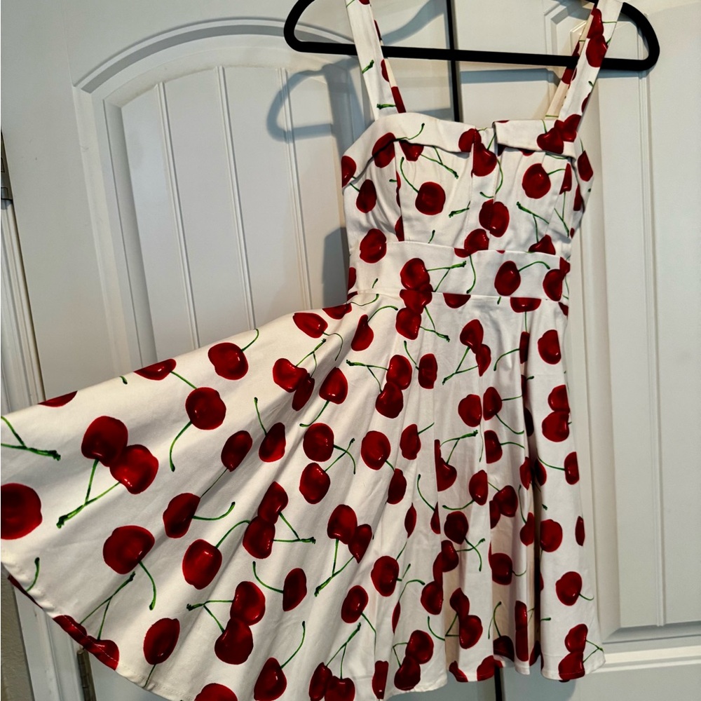 Retro Cherry Print Sundress